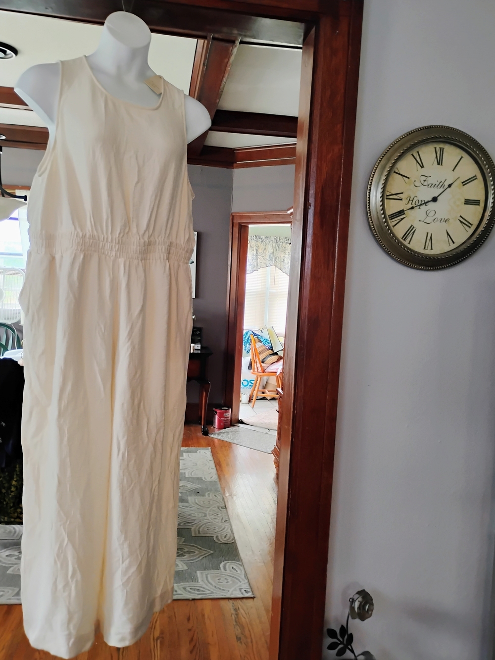 a new day Cream Sleeveless Jumpsuit